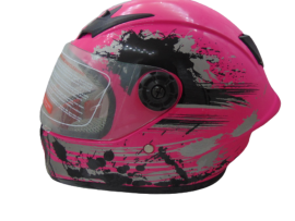 Helmet full face graffiti pink child ULTRA LIGHT