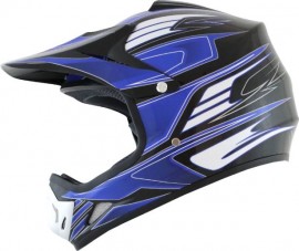Motocross Helmet PHX Zone3 for kids BLUE