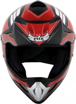 Motocross Helmet PHX Zone3 for kids RED