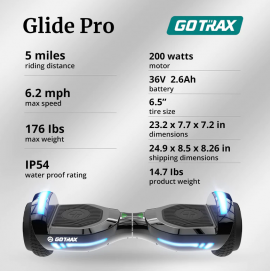 GOTRAX - GLIDE PRO 200W, 36...