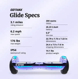 GOTRAX - GLIDE CHROME...