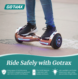 GOTRAX - GLIDE CHROME...