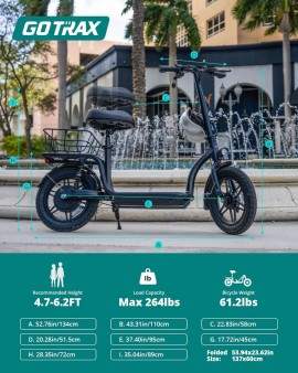 GOTRAX FLEX CAMPUS PRO 500W...