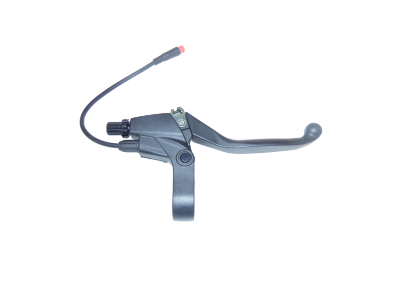 Right brake handle at cable...