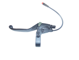 Right brake handle at cable...