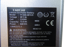 Batterie lithium 48v 13,5ah...
