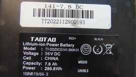 Batterie lithium 36v 7,8ah pour GOTRAX SHIFT S2