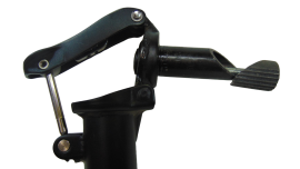Folding steering post for...