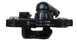 Front brake calipers at...