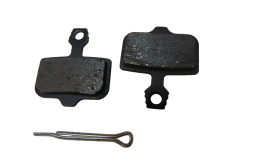 Front and rear brake pad...