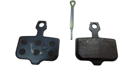 Front and rear brake pad...