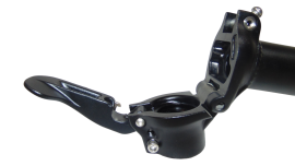 Folding steering post for e...