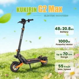 KUKIRIN G2 Max | 1000w 48v 20Ah -Trottinette électrique avec SIÈGE
