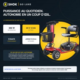 SHOK Go Luxe 350W 24V 12Ah...