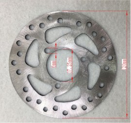 3 Disc brake 120mm for electric atv TAOTAO E1-500