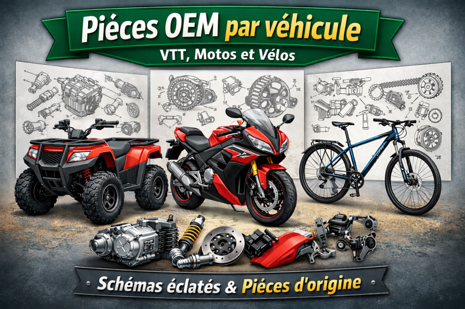 Pièces OEM par véhicule | VTT, moto et vélo | EcoBike