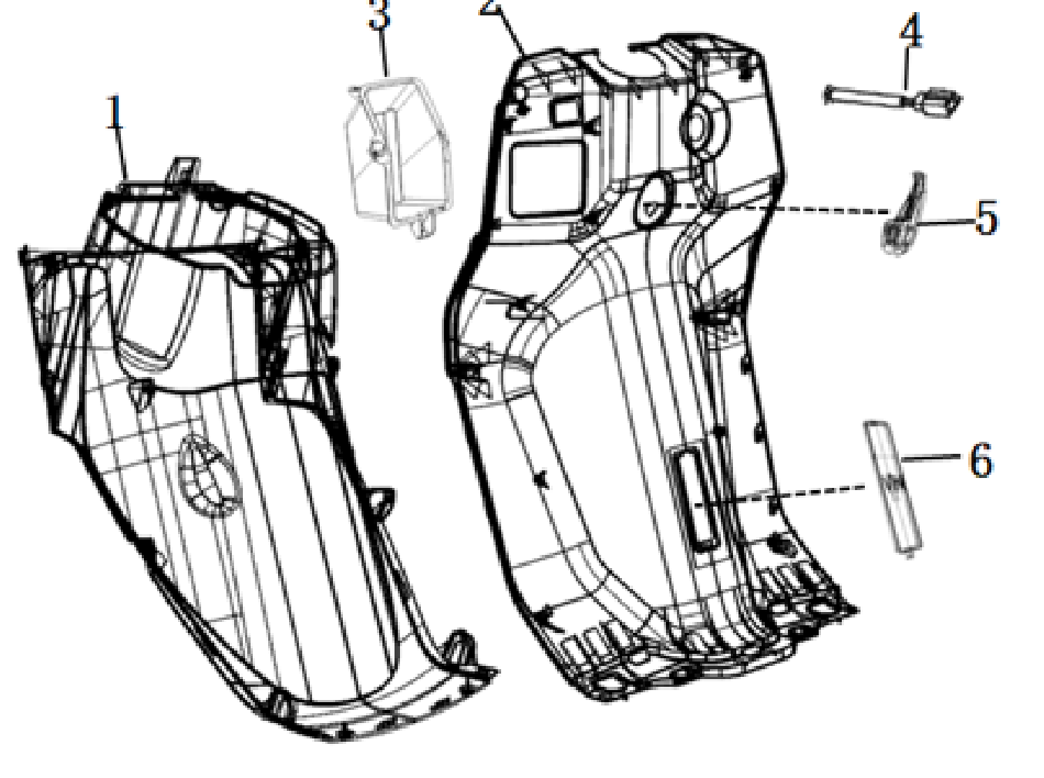Diagram and Inside body parts for SUPER SOCO CPX - VTT LACHUTE