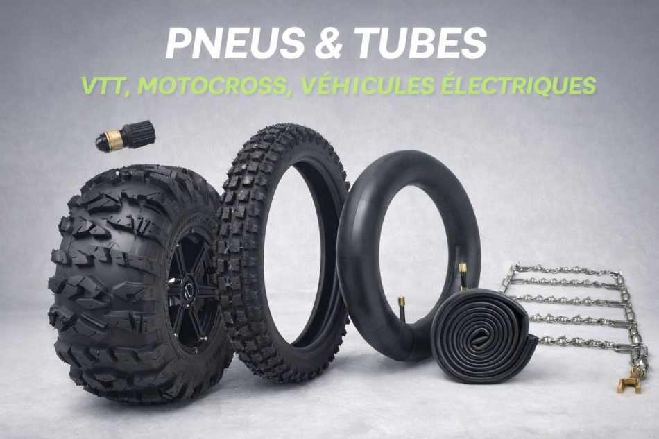 Pneus et tubes pour VTT, motocross et véhicules électriques | EcoBike Canada