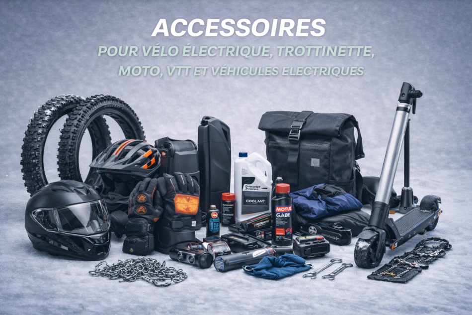 Accessoires pour vélo électrique, VTT et moto | EcoBike Canada