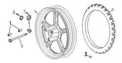 Roue avant